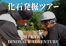 化石発掘ツアー MUKAWA DINOSAUR ADVENTURE